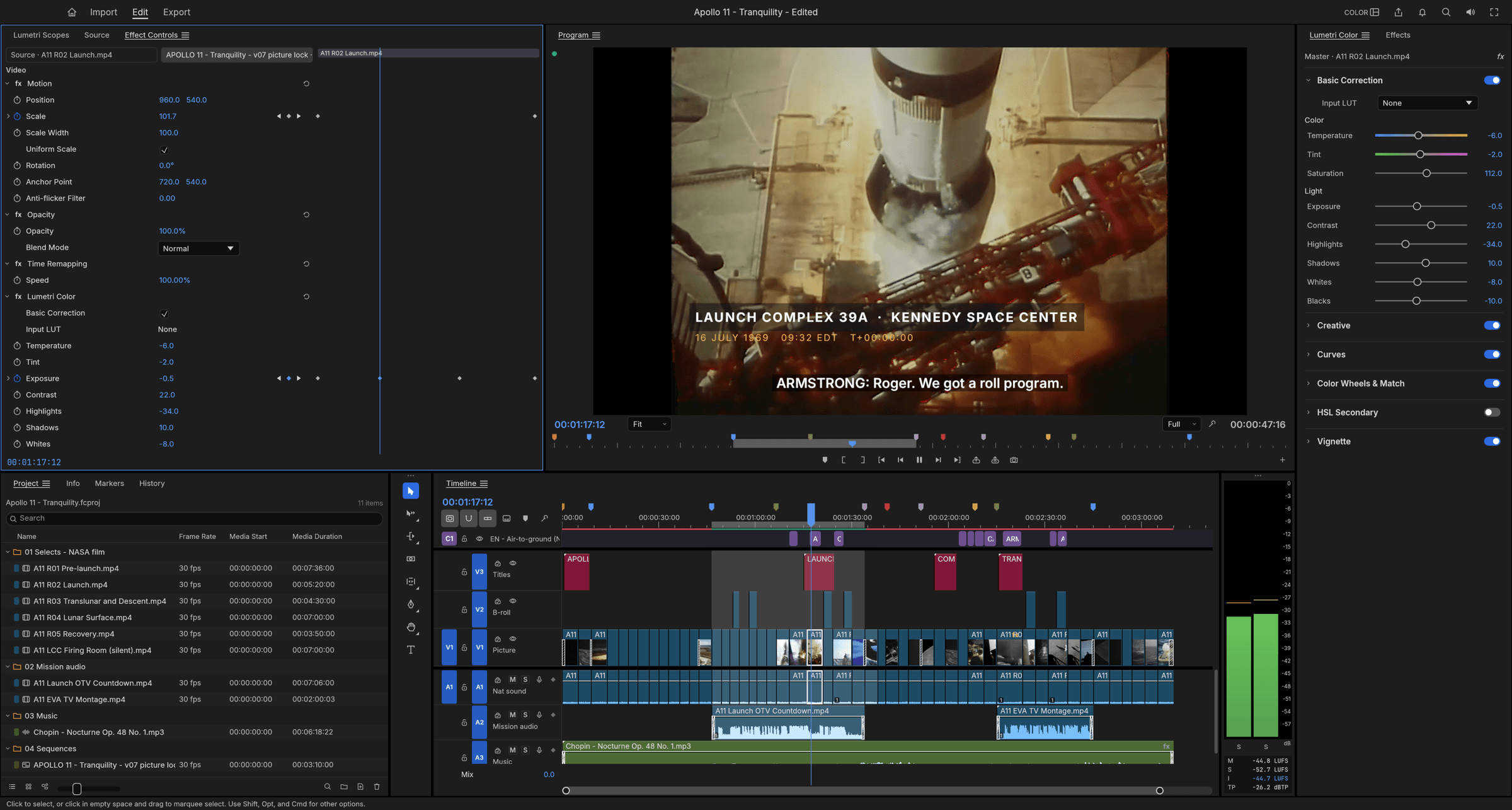 FilmCraft video editing timeline